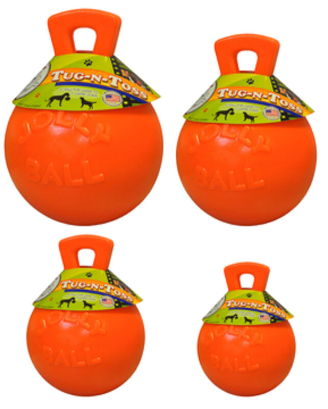 Jolly Ball Spielball für Pferde und Hunde orange Willkommen beim Me
