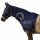 Snuggy Shiny Show Stretch Lycra Horse Hood-Navy,  ohne Ohren S/M-130 cm