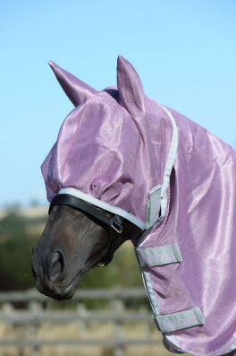 Bucas Freedom Fly Mask - Mauve S