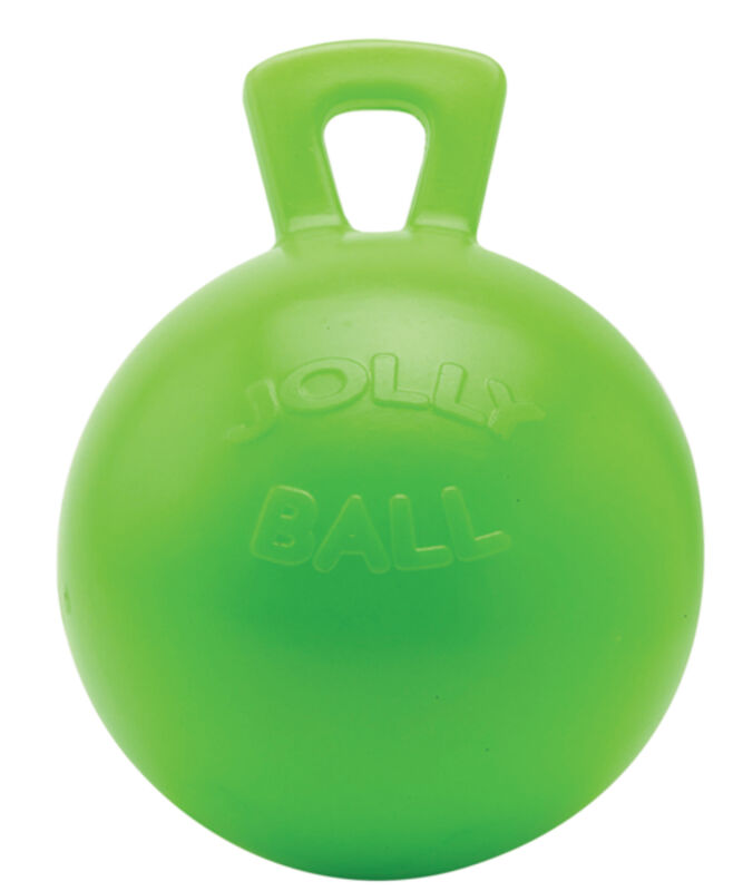 Jolly Ball Spielball für Pferde oder Hunde 25 cm GrünApfelduft W